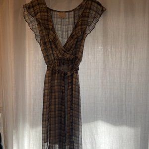 MPC Dress - XS - Light blue and white plaid